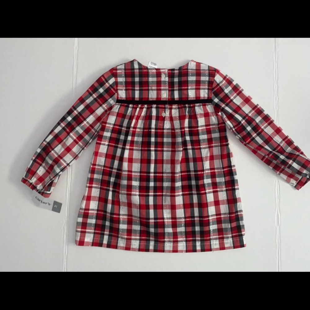 🌸CARTER'S Plaid Long Sleeve